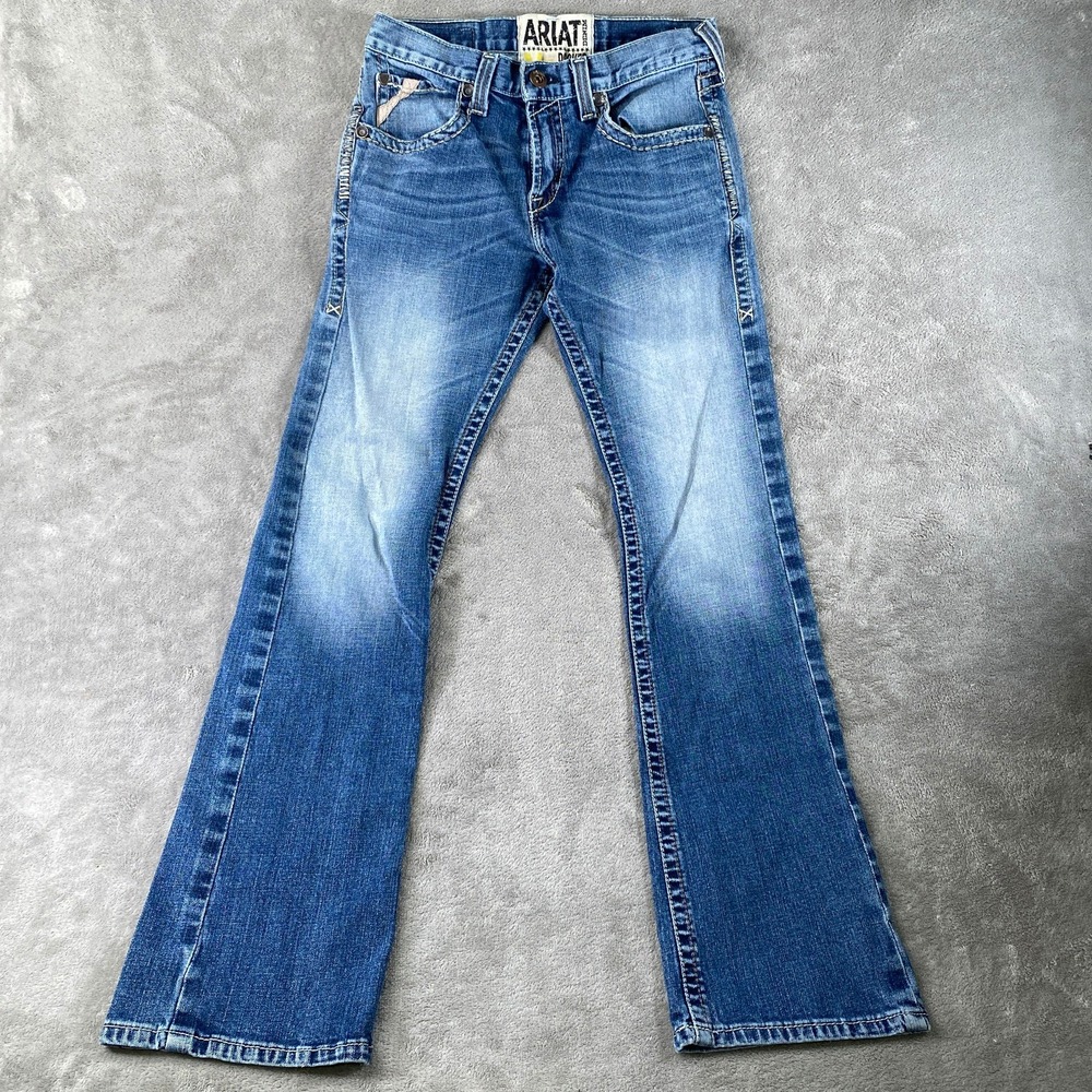 Ariat M7 Rocker Boot Jeans Mens 29x34 Blue Denim Western Workwear